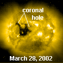 Coronal Hole of 28 March 2002