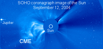 A large CME as imaged by SOHO