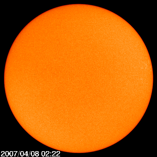 NO SUNSPOTS!