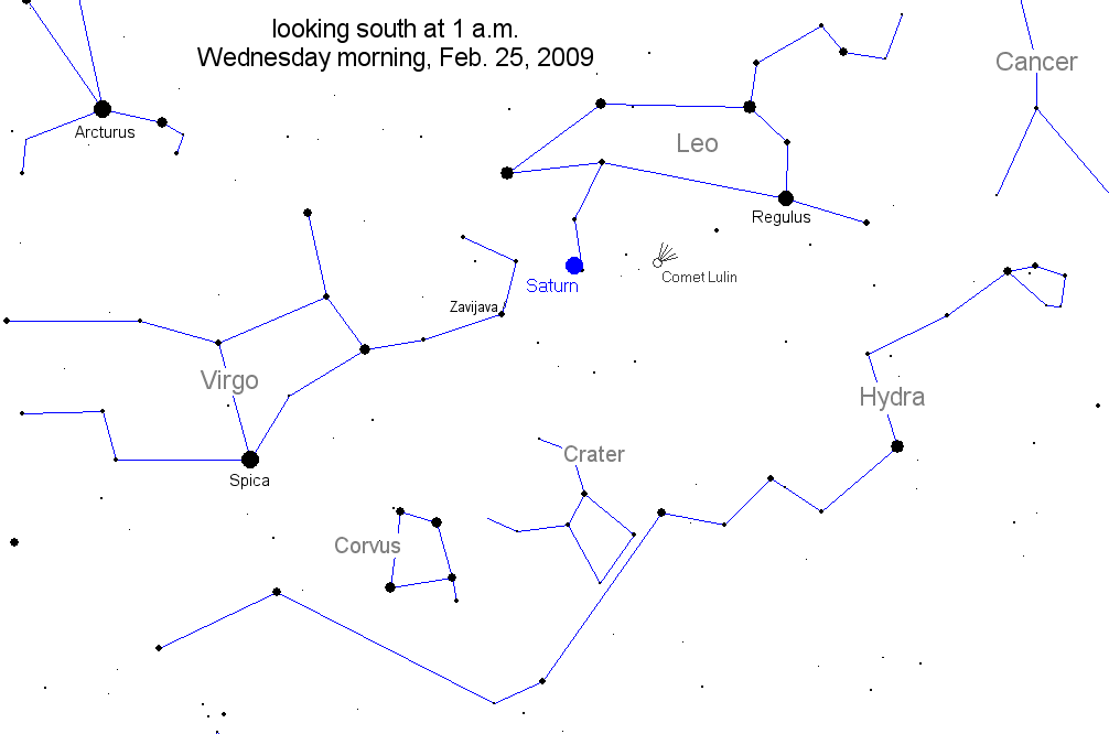 Comet Lulin Tonight