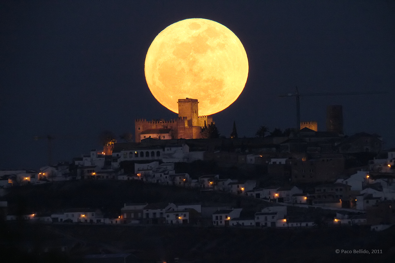 Image result for large moon near horizon