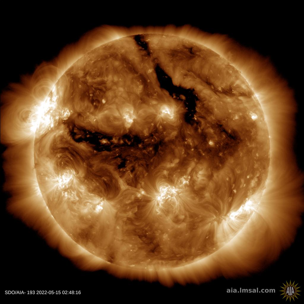Monitoreo de la actividad solar 2022 Coronalhole_sdo_blank